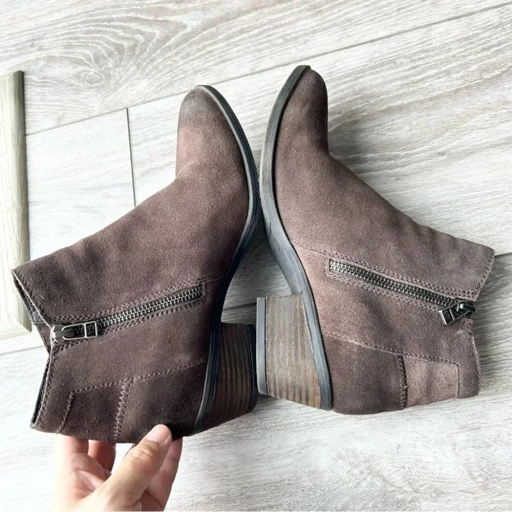Josef Seibel Brown Colour Oily Suede Leather Bootie